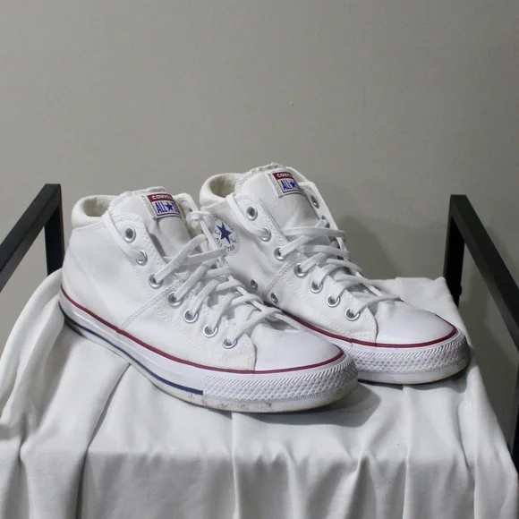 Converse Chuck Taylor All Star Malden Street – White/Red/Blue / Women’s 10 - Picture 2 of 10